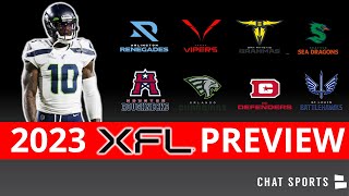 2023 XFL Who The XFL Teams Are Notable Players And Schedule For The New XFL Football League [upl. by Hsu395]