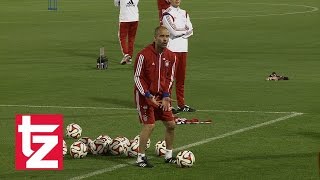 Pep Guardiola in Ekstase quotBadstuber I love youquot  quotDas ist Fußballquot  FC Bayern in Doha [upl. by Oslec740]