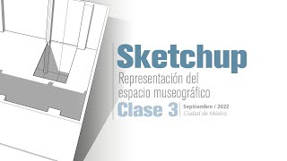 Representación del espacio museográfico Sketchup [upl. by Nannie]