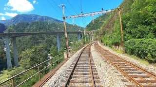 ★ 🇨🇭Bellinzona  Göschenen  Wassen Gotthard cab ride 082019 [upl. by Soirtimid545]