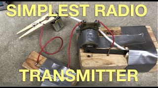 How to build the simplest radio transmitter  the spark gap radio [upl. by Carboni]