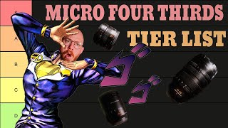 Ranking Every Micro Four Thirds Lens The Definitive not really Tier List [upl. by Surovy]