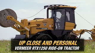 Walkaround of the Vermeer RTX1250 rideon tractor  Vermeer [upl. by Derfla]