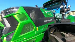 2024 DeutzFahr 6230 TTV Warrior Agrotron 61 Litre 6Cyl Diesel Tractor 230HP JAVA GREEN Houghton [upl. by Fai]