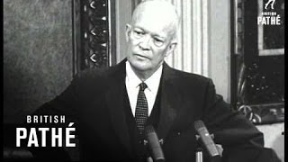 Eisenhower Angered By Golf Query 1957 [upl. by Atiran471]