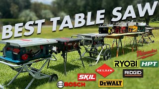 Best Table Saw Milwaukee DeWalt Skilsaw Ridgid 2024 [upl. by Squier270]