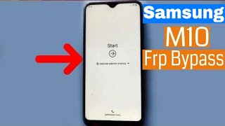 Samsung M10 Frp Unlock Bypass Google Protection Lock [upl. by Tronna858]