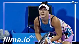 Bianca Andreescu vs Harriet Dart 2023 WTA Match Highlights  Event Video Thailand [upl. by Kettie932]