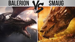 Balerion VS Smaug  Who Would Win [upl. by Atnovart]