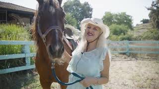 Horseback Riding on Champion Race Horse in San Diego [upl. by Jopa4]