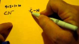 Lewis Dot Structure of CN Cyanide Ion [upl. by Dellora160]