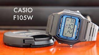 CASIO F105W  BEST BACKLIGHT EVER [upl. by Eikin]