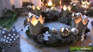 Feenhafte Adventskränze mit Moosen und Flechten Weihnachten mit Sabine Reber [upl. by Sacci]