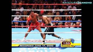 Oscar De La Hoya VS Shane Mosley Round 12 HD [upl. by Margret]