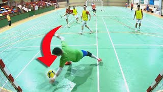 ENTRENO de FUTSAL con un equipo de TERCERA DIVISIÓN  PORTERO RAW GOALKEEPER SAVES [upl. by Hsur557]