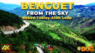 Stunning 4K Aerial Views of Benguet BokodTublayAtok Loop  Drone Footage [upl. by Levram858]