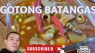 GOTONG BATANGAS  FAMOUS RECIPE IN BATANGAS [upl. by Hibbs]