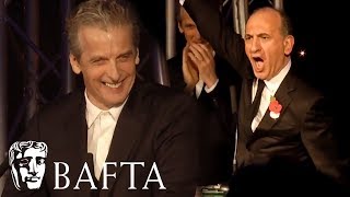 Peter Capaldi presents Armando Iannucci with Outstanding Contribution to Film and Television [upl. by Odidnac]