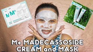 M MADECASSOSIDE CICA CREAM AND MASK  Jen Sioc [upl. by Nakasuji]