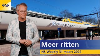 EXTRA STRANDTREINEN  Rintel vliegt uit  Dienstregeling ‘23 wat verandert  NS Weekly [upl. by Narik]