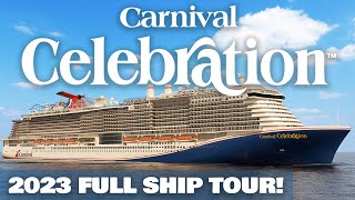 Carnival Celebration 2023 Full Cruise Ship Tour [upl. by Esidarap]