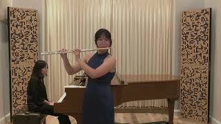 Jianna Kim 15 years old Prelude et Scherzo for Flute and Piano Op 35 by Henri Busser [upl. by Moreta131]