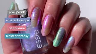 new essie special effect nail polish ✨ nail art studio collection [upl. by Nibot531]