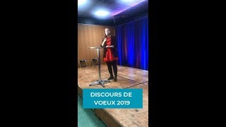 DISCOURS DE VOEUX POUR LANNÉE 2019 [upl. by Gronseth457]