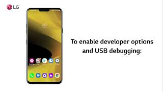 LG Mobile Phones How To Enable Developer Options amp USB Debugging On Your LG Phone [upl. by Michiko201]