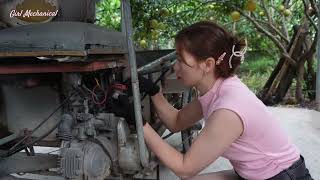 Genius Girl Challenge Restore and revive a car HONDA after many years of disuse [upl. by Bowes]