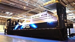 Worlds Largest Model Ship Made From Lego [upl. by Znarf]