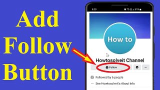 How to activate followers option on Facebook profile  Howtosolveit [upl. by Korb]