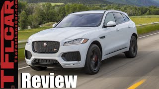 2017 Jaguar FPace Review Can a AWD Crossover be Sexy Fast amp Fun to Drive [upl. by Padraic]