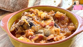 Pressure King Pro Bigos recipe if you like sauerkraut you must try it [upl. by Adnir704]