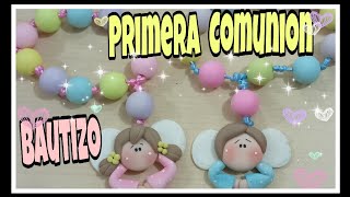 DIY Decenarios  Recuerdos para Bautizo  primera comunión  porcelana fría  Ideas Fáciles [upl. by Justine]