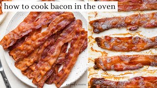 How to Cook Bacon in the Oven Baked Bacon [upl. by Nasaj836]