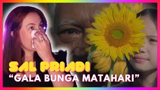 Sal Priadi quotGala Bunga Matahariquot  Mireia Estefano Reaction Video [upl. by Lehcnom]