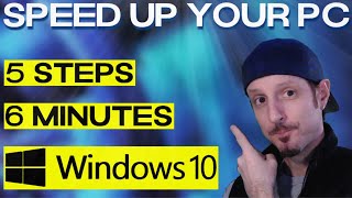 Fix Your Slow Computer  5 Easy Steps  Windows 10 2023 [upl. by Rehtae]