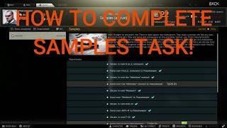 Samples Task How To Complete In 1 Raid Shorts Escape From Tarkov [upl. by Marelda]