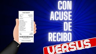 CON ACUSE DE RECIBO Y LA QUE SOPORTE [upl. by Naara]