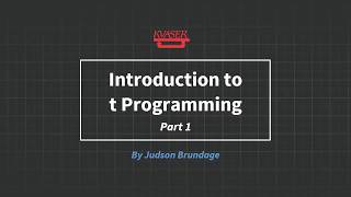 Introduction to t Programming TRX Part 1 [upl. by Accire]