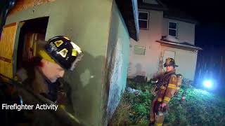 Fire Department Responds to Shed Fire [upl. by Nisse]