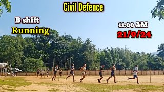 Meghalaya Civil Defence  B Shift  Physical pet  Male candidates Running 21924 [upl. by Averil118]