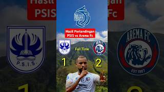 Hasil Pertandingan PSIS vs Arema Fc psis arema liga1 [upl. by Eimarrej155]