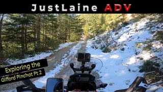 Exploring the Gifford Pinchot National Forest on my Honda CRF250L Rally Part 2 [upl. by Junius951]