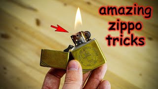 Amazing ZIPPO tricks that everyone can do [upl. by Ativad]