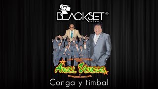 Conga y timbal  Angel Venegas y su orquesta con sabor en Blackset México ® [upl. by Einoj]