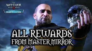 The Witcher 3 Wild Hunt  Hearts of Stone  All rewards from Master Mirror [upl. by Laurice]