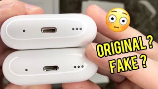 CUIDADO‼️ AIRPODS Pro 2 Fake Vs Original 😰 REVISIÓN TOTAL  2024 [upl. by Moureaux]