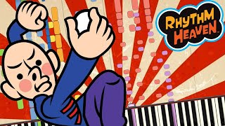 Munchy Monk Circus  Rhythm Heaven Synthesia [upl. by Aser]